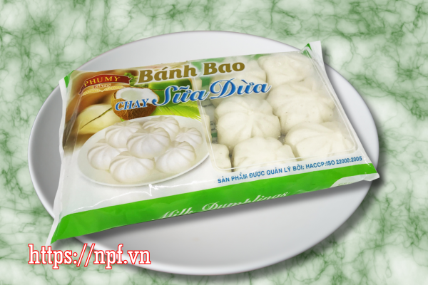 Bánh bao chay sữa dừa