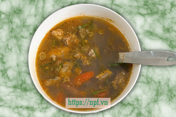 Canh cua dấm bỗng
