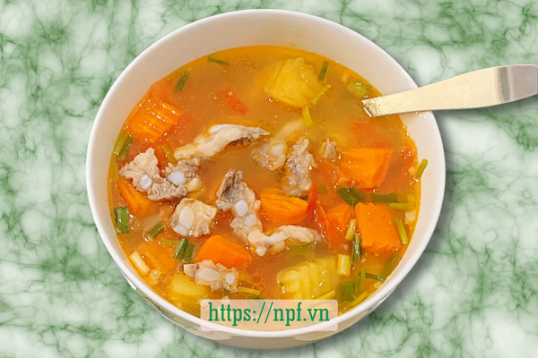 Canh khoai sườn sụn