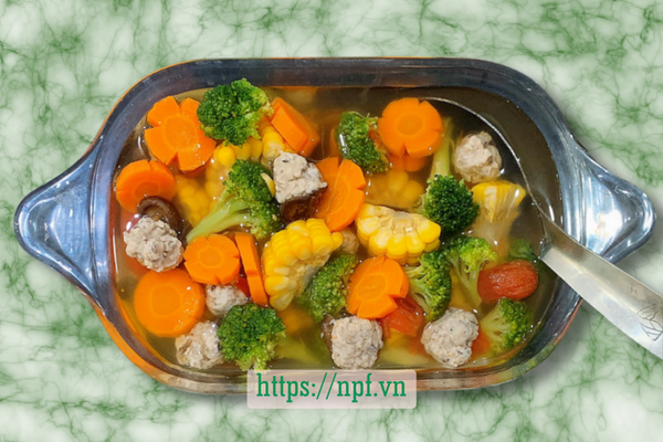 Canh mọc củ quả