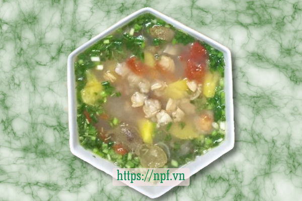 Canh ngao nấu chua