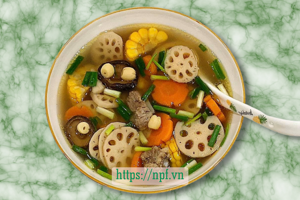 Canh sườn ngó sen