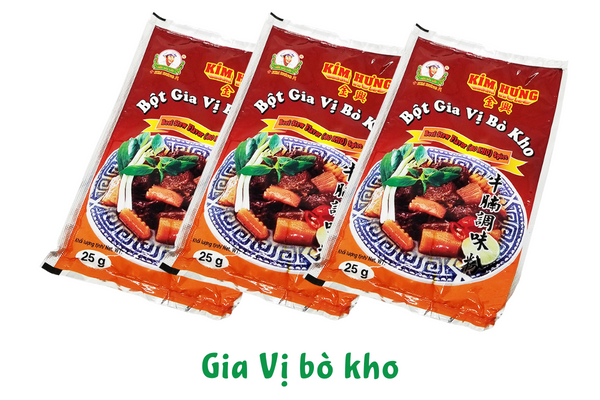 Gia vị bò kho