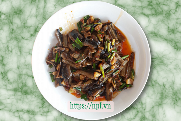 Lươn xào hành tỏi