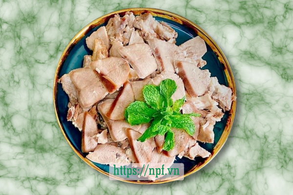 Lưỡi lợn luộc