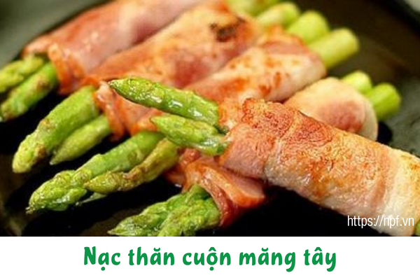 Nạc thăn cuộn măng tây