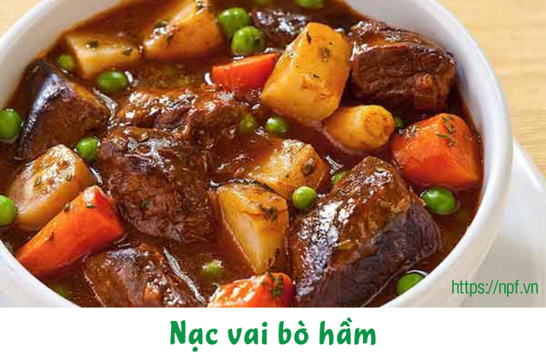 Nạc vai bò hầm