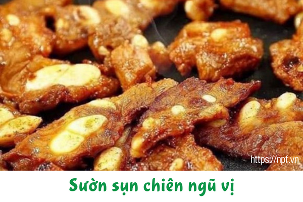 Sườn sụn chiên ngũ vị