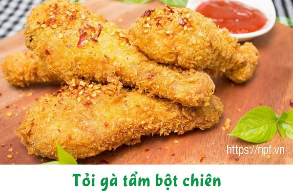 Tỏi gà tẩm bột chiên