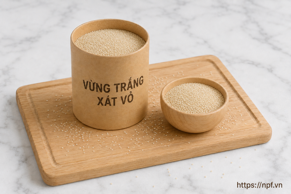 Vừng trắng xát vỏ