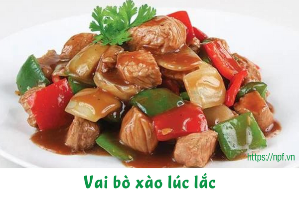 Vai bò xào lúc lắc