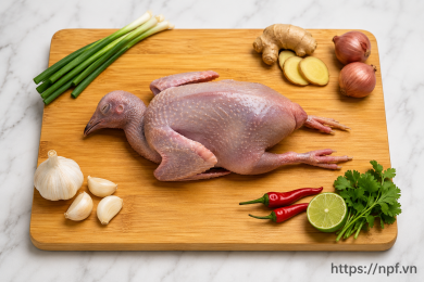 CHim bồ câu làm sạch