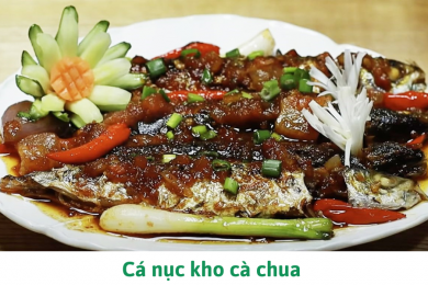 Cá nục kho cà chua