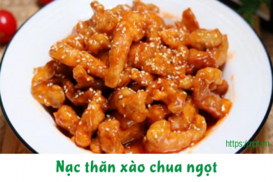 Nạc thăn xào chua ngọt