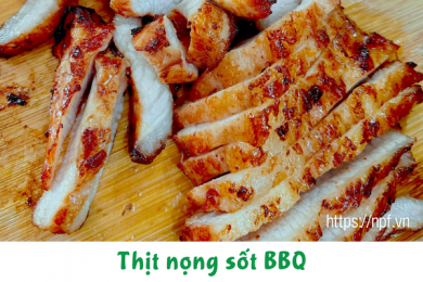 Thịt nọng sốt BBQ