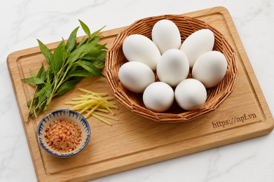 Trứng vịt lộn 